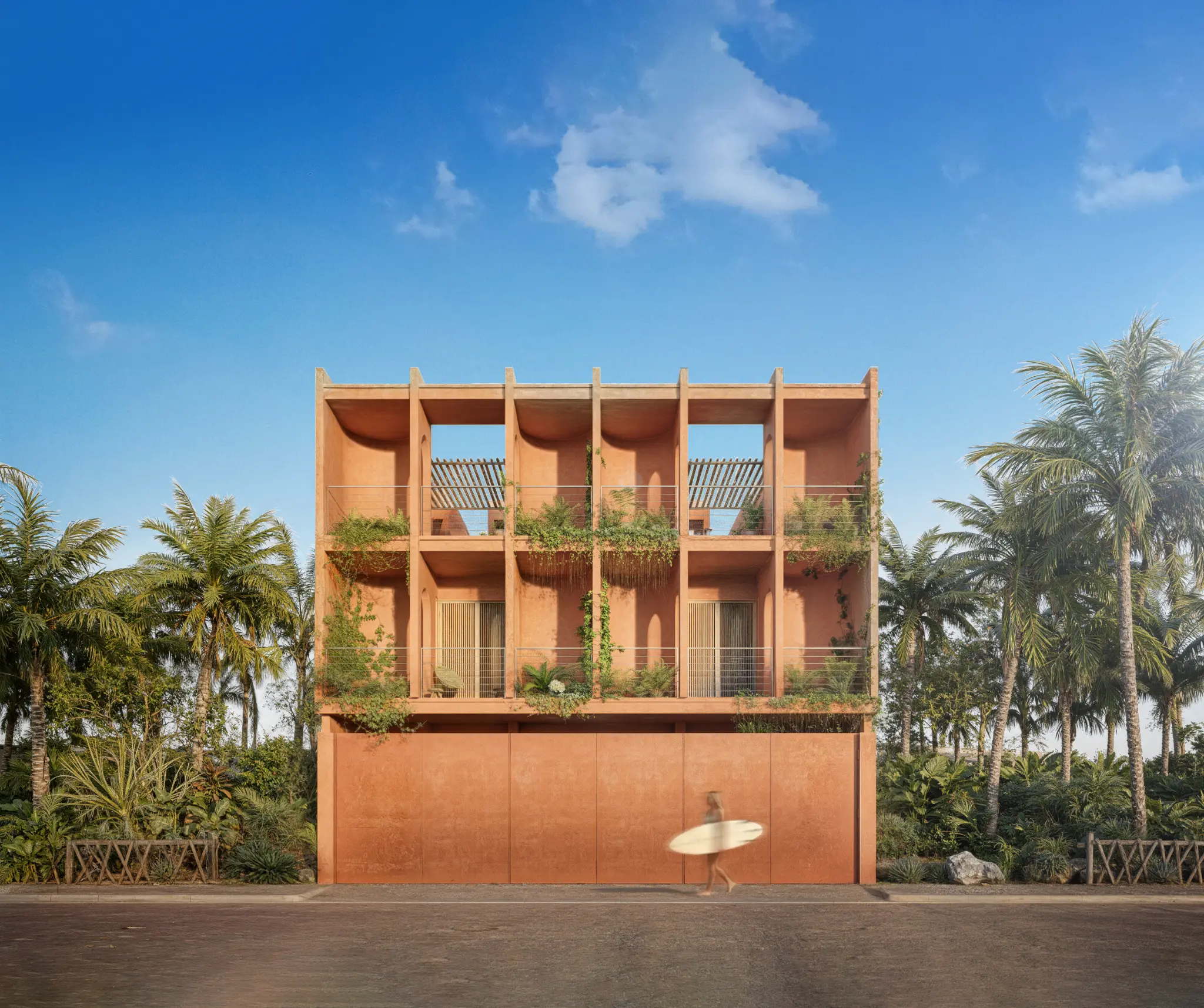 Fachada residencial de MEX MALI
