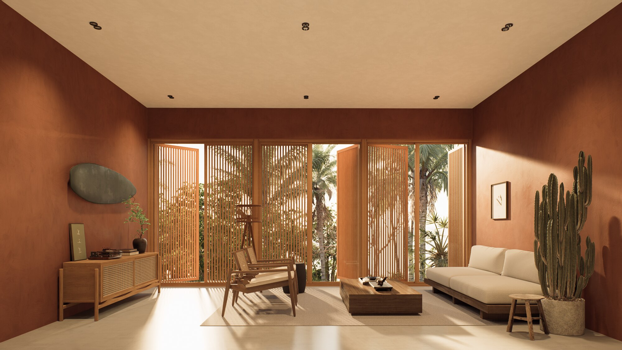 Área social de la Residencia TYPE B — vista 1